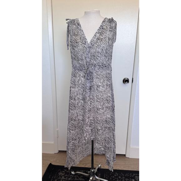 All Saints Kamila Zed Dress in All Over Zebra Size Medium - Picture 5 of 6